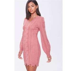 NWOT Almost Famous Mauve Sweater Dress